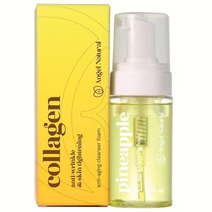 Collagen Face Cleanser Foam, Anti Aging Benefits, Makeup Remover, Rejuvenating and Radiance, Daily Face Wash, Detoxifying Cleanser Foam, Korean Skincare 100ml / 3.4 Fl Oz