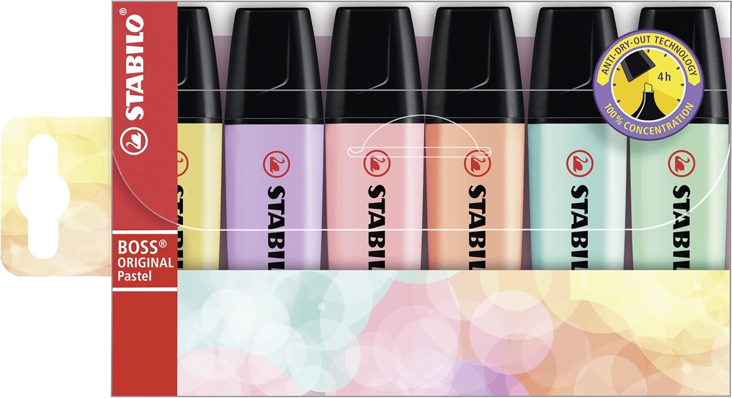 STABILO BOSS Original Pastel Highlighter Pens Highlighter Markers – Full Range Set of 6 in Wallet STABILO BOSS Original Pastel Highlighter Pens Highlighter Markers – Full Range Set of 6 in Wallet