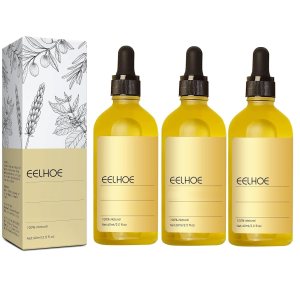 180 ML EELHOE Hair Growth Oil, Veganic Natural Hair Growth Oil, Hair Rosemary Oil for Dry Damaged Hair and Growth Thin Hair. (3Pcs)