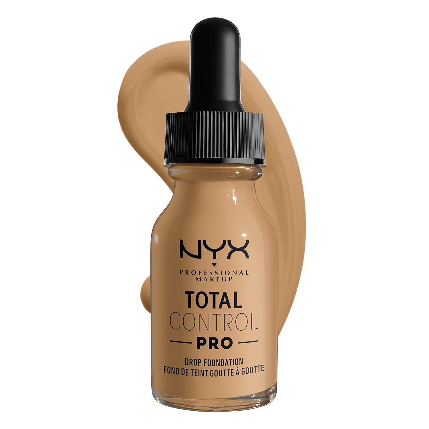 NYX PROFESSIONAL MAKEUP Total Control Pro Drop Foundation, Skin-True Buildable Coverage – Beige NYX PROFESSIONAL MAKEUP Total Control Pro Drop Foundation, Skin-True Buildable Coverage – Beige