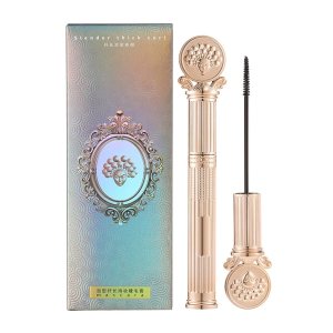 Vibrating Mascara 4D Silk Fiber Lash Mascara Natural Smudges Proof Mascara Lengthening And Thick Long Lasting No Clumping Formula 5ml Makeup Applicator