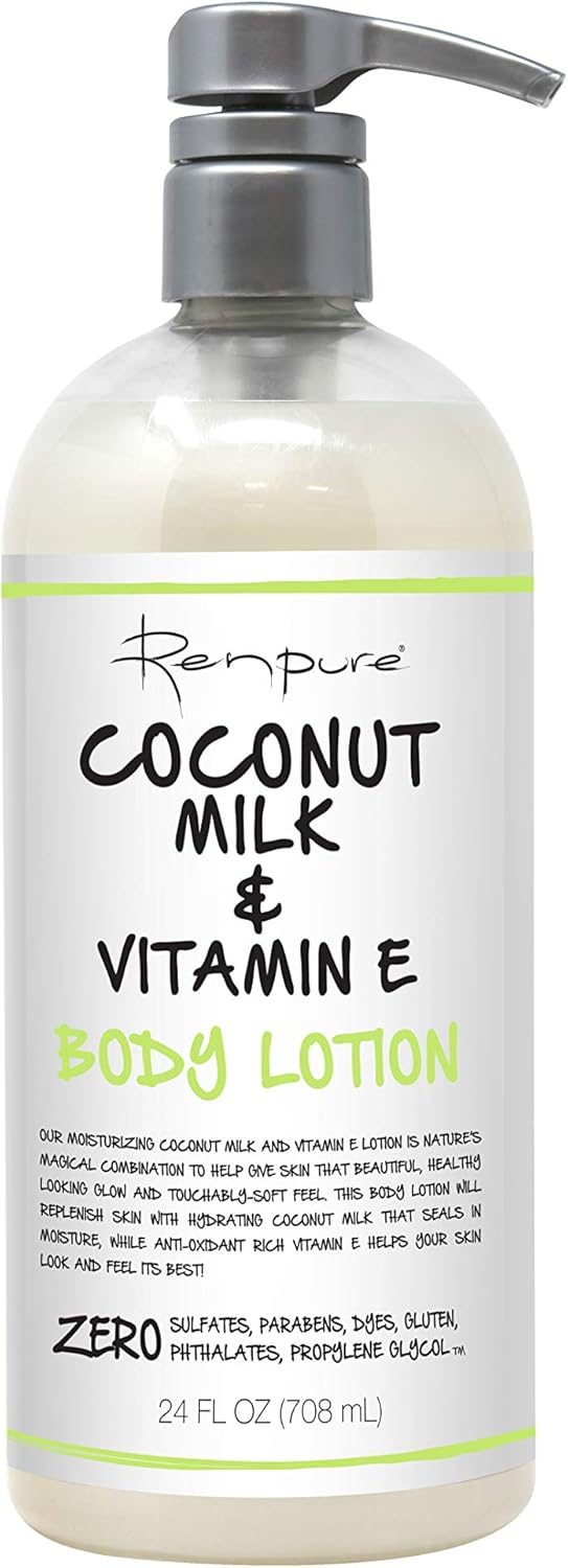 Renpure Originals Coconut Milk & Vitamin E Body Lotion, 24 Ounce Renpure Originals Coconut Milk & Vitamin E Body Lotion, 24 Ounce