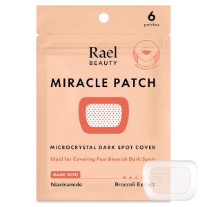 Rael Pimple Patches, Miracle Microcrystal Spot Cover – Dark Spot Corrector, Hydrocolloid, Post Acne, with Skin Brightening, for All Skin Types, Vegan, Cruelty Free (6 Count)
