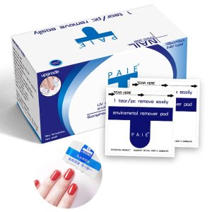100 PCS Nail Polish Remover Pads, Fingernail Polish Remover, Portable Nail Polish Remover Wipes For All Nail Polish, Mild Gel Nail Polish Remover Wipes, Disposable Polish Remover Pads For Women