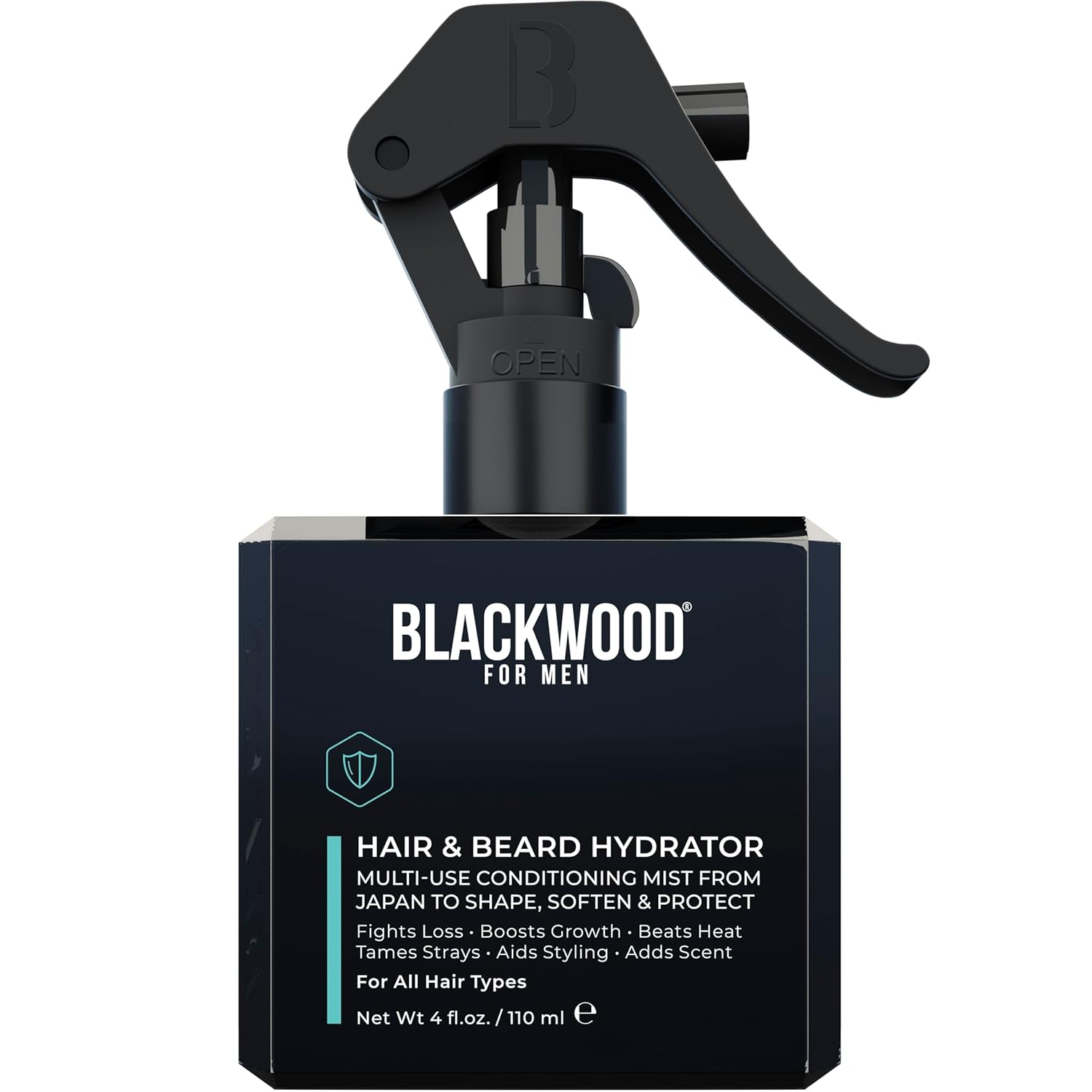 Blackwood For Men Hair & Beard Hydrator Spray – Vegan & Natural Leave-In Conditioner – Moisturizes, Texturizes, & Detangles – Ideal for Beard Growth and Care – Men’s Grooming Essential (4 oz.) Blackwood For Men Hair & Beard Hydrator Spray – Vegan & Natural Leave-In Conditioner – Moisturizes, Texturizes, & Detangles – Ideal for Beard Growth and Care – Men’s Grooming Essential (4 oz.)