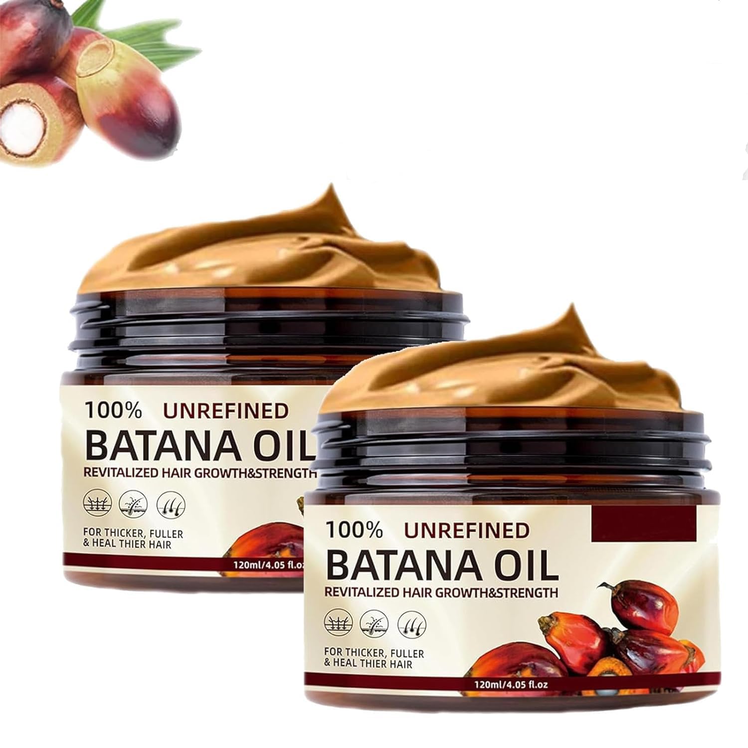 2PCS Batana Oil for Hair Growth, Unrefined Natural Batana Oil Revitalized Hair Strength, Unrefined Hair Growth Oil Prevents Hair Loss, Eliminates Split Ends & Increases Shine 2PCS Batana Oil for Hair Growth, Unrefined Natural Batana Oil Revitalized Hair Strength, Unrefined Hair Growth Oil Prevents Hair Loss, Eliminates Split Ends & Increases Shine