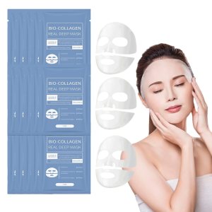 Bio Collagen Deep Mask, Deep Collagen Anti Wrinkle Lifting Mask, Bio Collagen Face Mask Overnight, Korean Deep Hydrating Firming Mask (5 packs)
