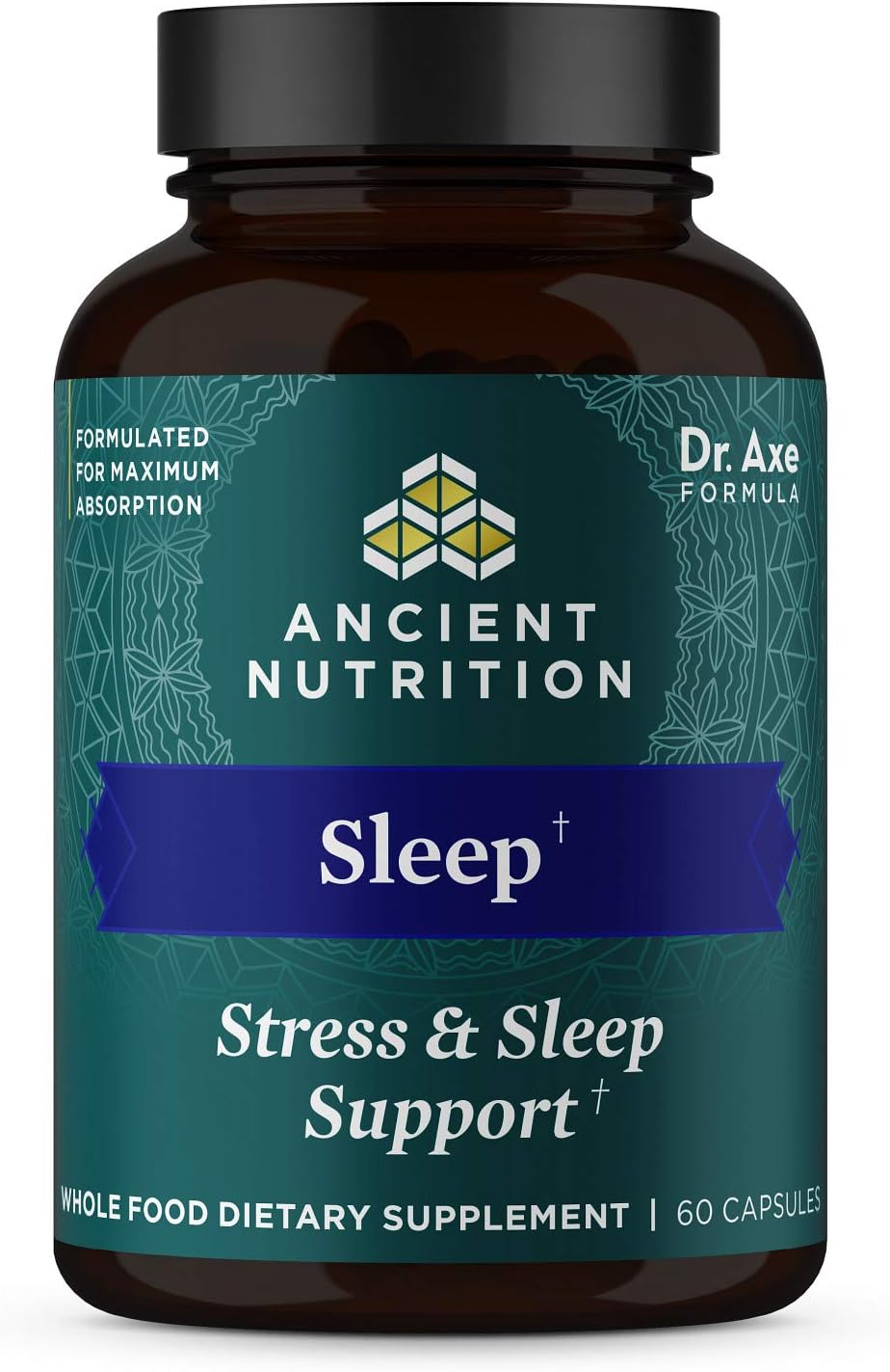 Ancient Nutrition Ashwagandha for Sleep Support, for Stress and Sleep Support, Promotes Mental Relaxation, Gluten Free, Paleo and Keto Friendly, 60 Capsules Ancient Nutrition Ashwagandha for Sleep Support, for Stress and Sleep Support, Promotes Mental Relaxation, Gluten Free, Paleo and Keto Friendly, 60 Capsules