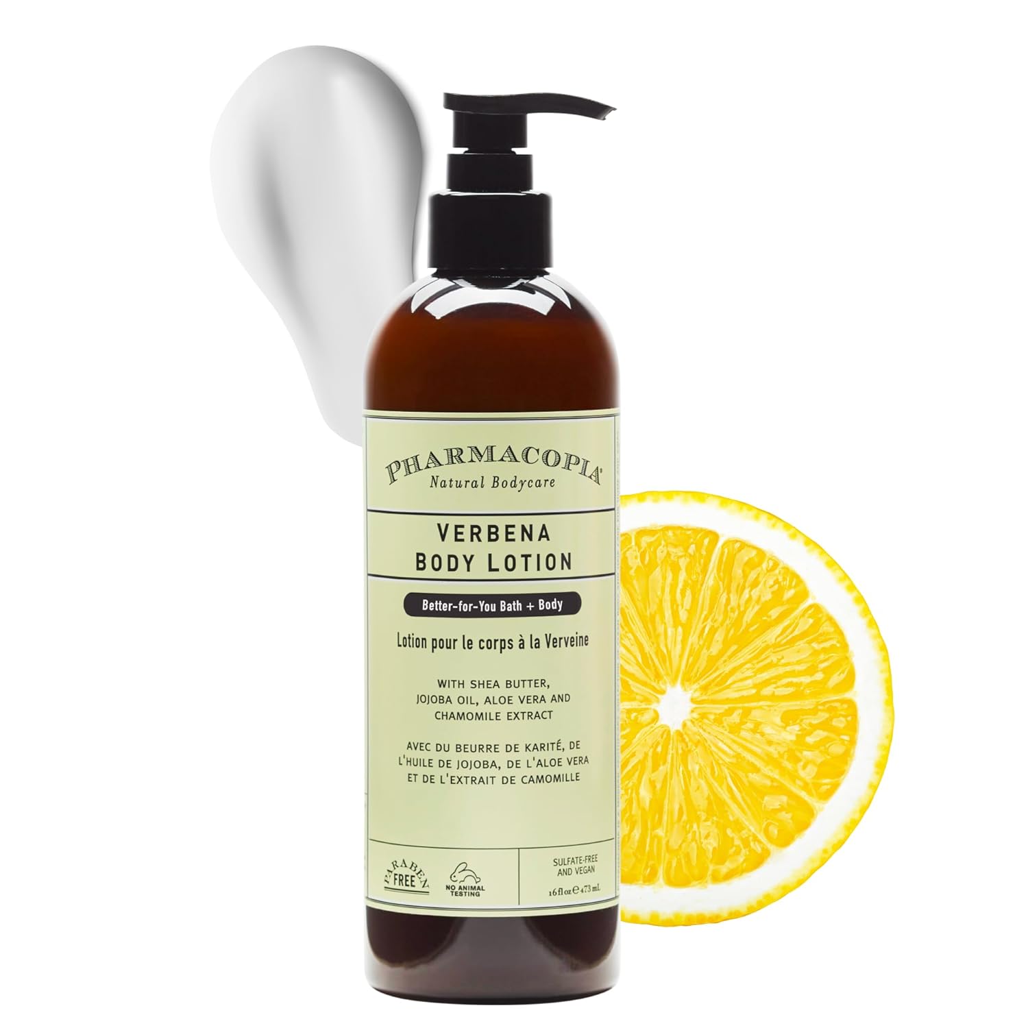Pharmacopia Verbena Body Lotion – Hydrating Natural Moisturizer with Aromatherapy Benefits – Cruelty-Free Vegan Skin Care – Shea Butter, Aloe Vera, and Jojoba Oil – Lotion for Dry Skin, 16 oz Pharmacopia Verbena Body Lotion – Hydrating Natural Moisturizer with Aromatherapy Benefits – Cruelty-Free Vegan Skin Care – Shea Butter, Aloe Vera, and Jojoba Oil – Lotion for Dry Skin, 16 oz