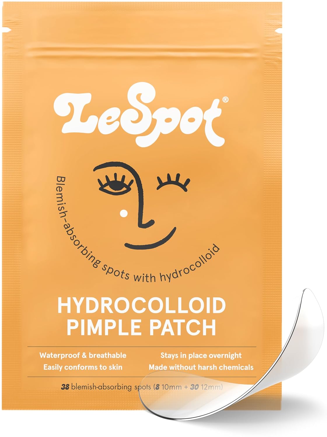 Pimple Patches for Face – Effective & Invisible Hydrocolloid Acne Patches for Covering Zits & Blemishes, Zit Patches for Face That Stay in Place, Korean Pimple Patches, 38 Count Pimple Patches for Face – Effective & Invisible Hydrocolloid Acne Patches for Covering Zits & Blemishes, Zit Patches for Face That Stay in Place, Korean Pimple Patches, 38 Count