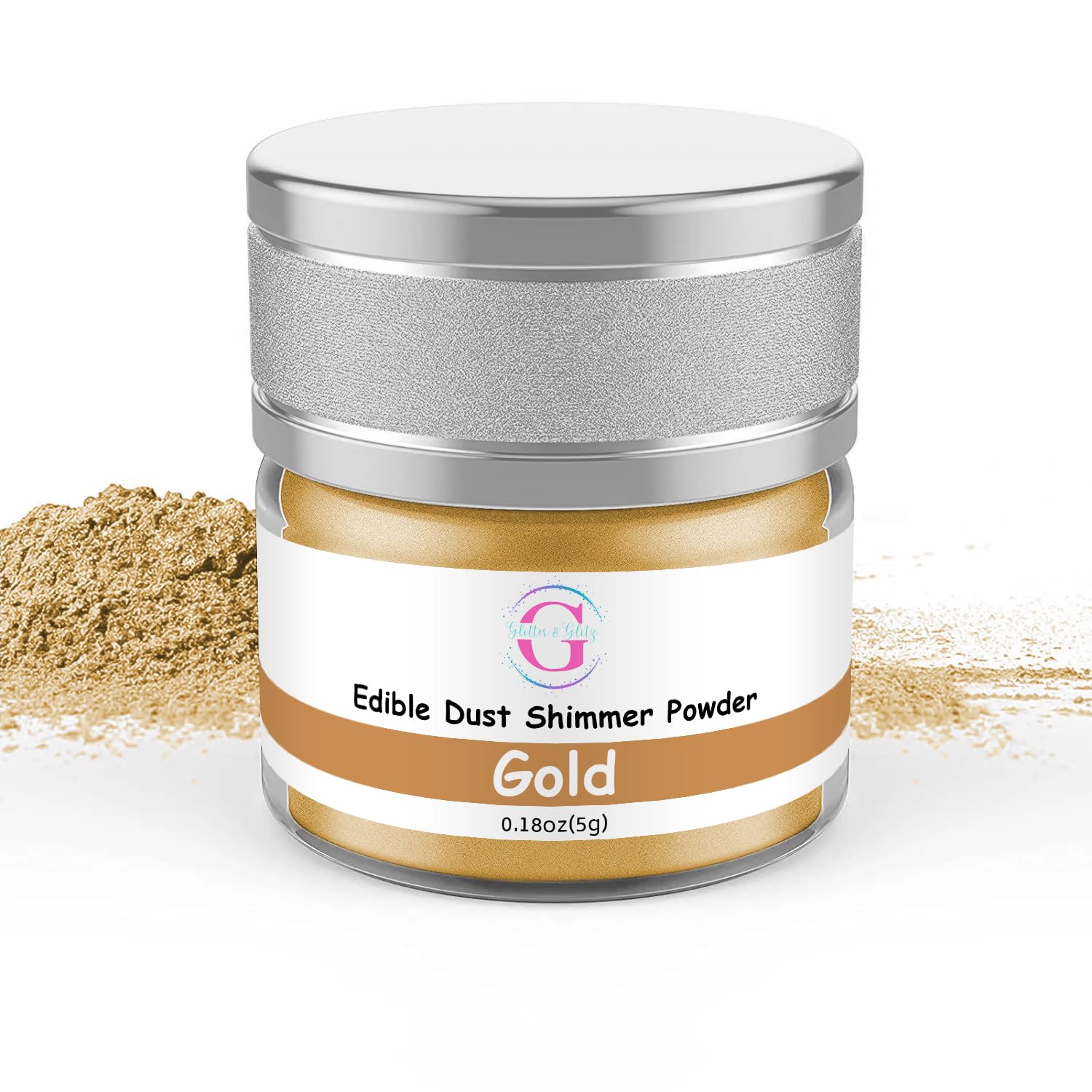 Glitter & Glitz Edible Glitter for Drinks – Premium Drink Glitter Edible Dust for Cocktails, Baking, Brew, Champagne – Luster Dust and Cocktail Glitter – Edible Glitter for Drinks Decoration (Gold, 5Grams) Glitter & Glitz Edible Glitter for Drinks – Premium Drink Glitter Edible Dust for Cocktails, Baking, Brew, Champagne – Luster Dust and Cocktail Glitter – Edible Glitter for Drinks Decoration (Gold, 5Grams)