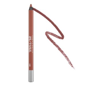 URBAN DECAY 24/7 Glide-On Waterproof Lip Pencil, Smudge-Proof, Longwearing Lip Liner, Smooth & Creamy Colors, Moisturizing Formula with Vitamin E, Prevents Lip Color from Feathering – 0.04 oz