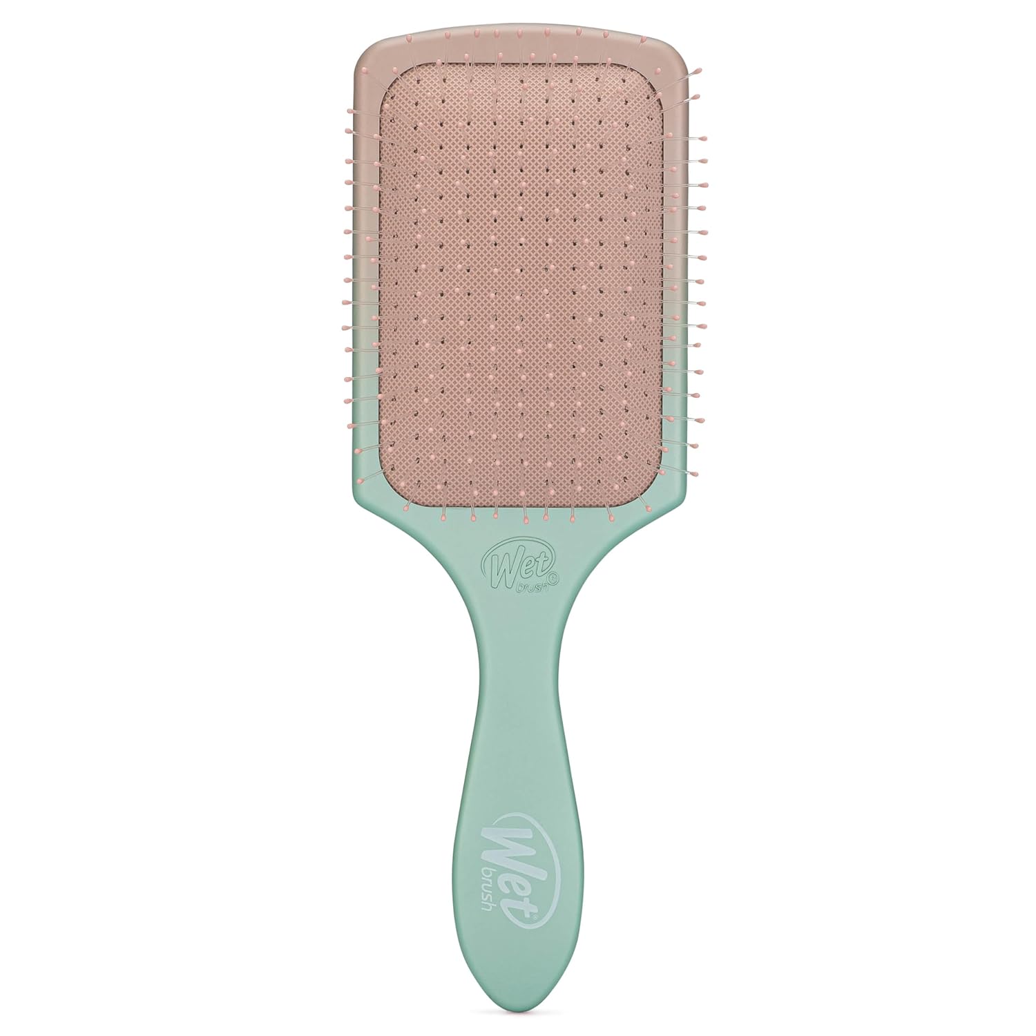 Wet Brush Paddle Detangler Hair Brush, Seafoam/Coral (Feel Good Ombre) – Ultra-Soft IntelliFlex Bristles with AquaVent Design – Great For Hair Treatments – Pain-Free Brush For Wet Dry Damaged Hair Wet Brush Paddle Detangler Hair Brush, Seafoam/Coral (Feel Good Ombre) – Ultra-Soft IntelliFlex Bristles with AquaVent Design – Great For Hair Treatments – Pain-Free Brush For Wet Dry Damaged Hair