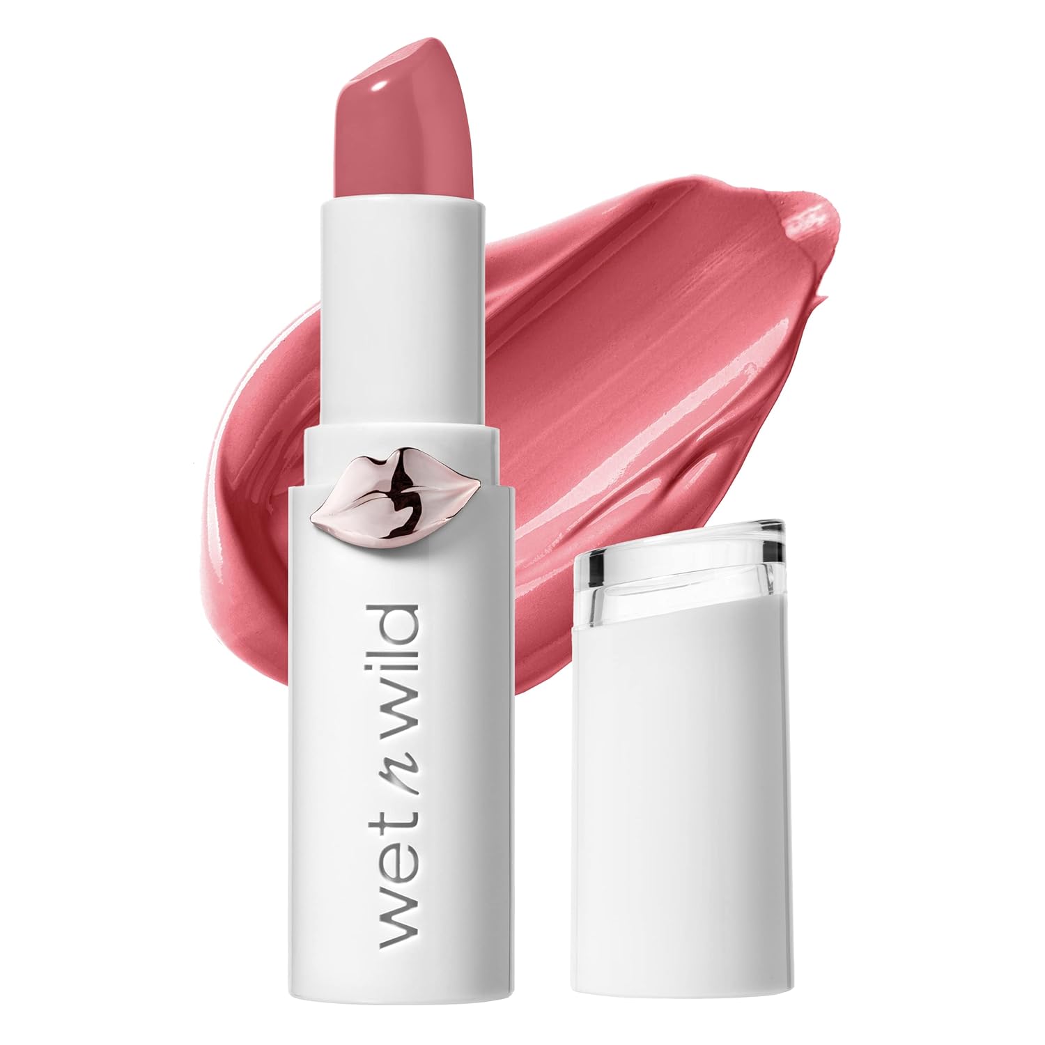 wet n wild Mega Last High-Shine Lipstick Lip Color, Infused with Seed Oils For a Nourishing High-Shine, Buildable & Blendable Creamy Color, Cruelty-Free & Vegan – Pinky Ring wet n wild Mega Last High-Shine Lipstick Lip Color, Infused with Seed Oils For a Nourishing High-Shine, Buildable & Blendable Creamy Color, Cruelty-Free & Vegan – Pinky Ring