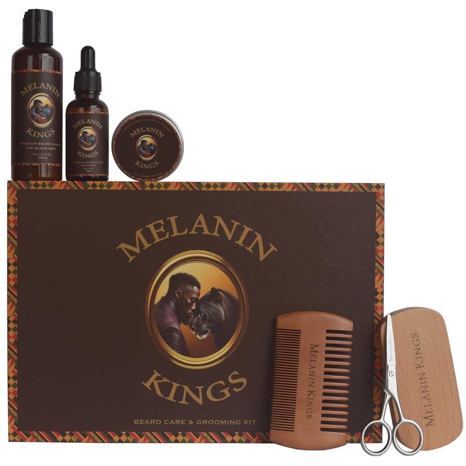 Beard Oil Kit for Black Men – Specific Formulas for Black Men – Ancient African Natural Ingredients | Beard Wash | Beard Oil | Beard Balm | Beard Brush | Beard Comb | Trimming Scissors | Beard Oil Kit for Black Men – Specific Formulas for Black Men – Ancient African Natural Ingredients | Beard Wash | Beard Oil | Beard Balm | Beard Brush | Beard Comb | Trimming Scissors |