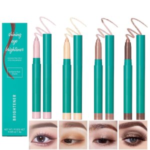 Eyeshadow Stick – Cream eyeshadow,Waterproof Glitter Highlighter Eye Liner,Shimmer Creamy Long Lasting Eye Shadow Makeup(4 Colors)