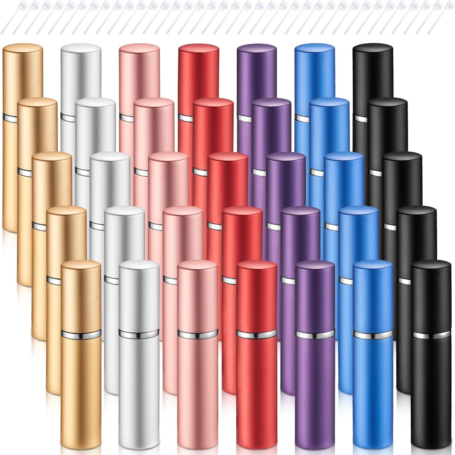 35 Pieces Refillable Perfume Atomizer Mini Refillable Spray Perfume Bottle Portable Perfume Bottle with 35 Pieces Perfume Refill Pump Perfume Dispenser Pump Transfer Tool for Outgoing (5ml) 35 Pieces Refillable Perfume Atomizer Mini Refillable Spray Perfume Bottle Portable Perfume Bottle with 35 Pieces Perfume Refill Pump Perfume Dispenser Pump Transfer Tool for Outgoing (5ml)