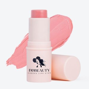 Blush, Cheeks, Eyes, Lips, 3-in1 Color Stick/Creamy Multitasking Makeup with Skin Nourishing Ingredients, Vegan, Cruelty-Free. (Candy Rose)