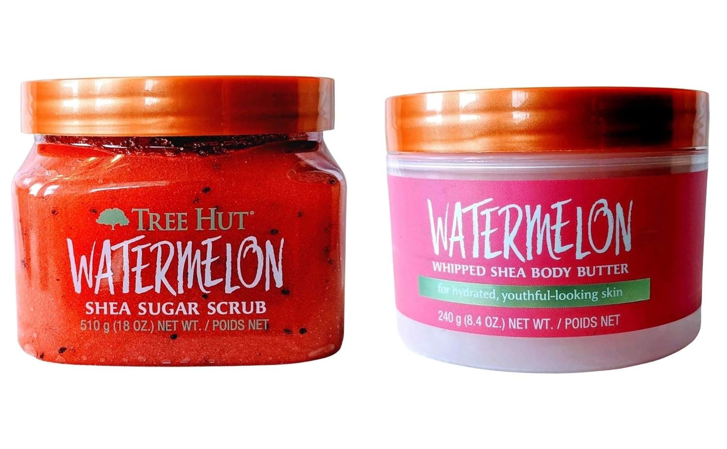 Tree Hut Radiant Skin Watermelon Shea Sugar Scrub Bundled With Watermelon Whipped Shea Body Butter Tree Hut Radiant Skin Watermelon Shea Sugar Scrub Bundled With Watermelon Whipped Shea Body Butter