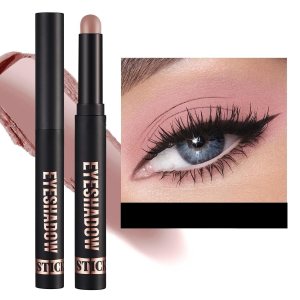 Eyeshadow Pencil Smooth Matte Cream Eyeshadow Stick, High Pigmented Long Lasting Waterproof Eye Shadow Pencil Makeup, Hypoallergenic Eyeshadow Highlighter Stick Eye Liner(# 11)