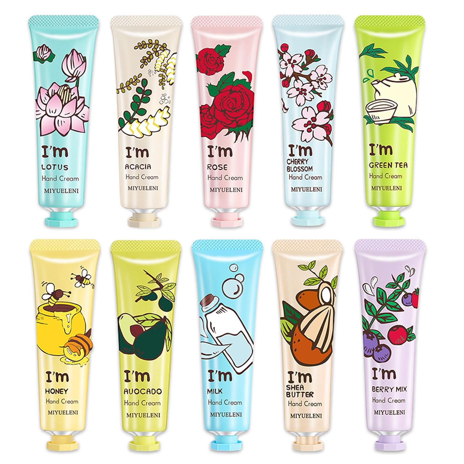 10 Pack Hand Cream for Women, Mothers&Teacher Appreciation&Nurse Week Day Gifts,Natural Moisturizing Hand Lotion Travel Size,Relieve Dry and Cracked Hands Mini Hand Lotion 10 Pack Hand Cream for Women, Mothers&Teacher Appreciation&Nurse Week Day Gifts,Natural Moisturizing Hand Lotion Travel Size,Relieve Dry and Cracked Hands Mini Hand Lotion