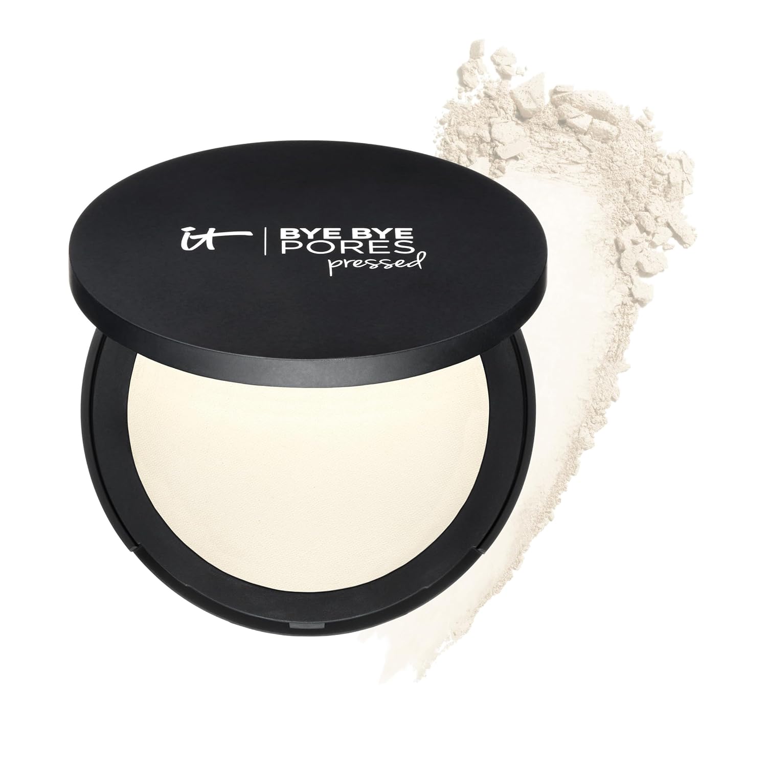 IT Cosmetics Bye Bye Pores Pressed Finishing Powder – Universal Shades – Contains Anti-Aging Peptides, Hydrolyzed Collagen & Antioxidants – 0.31 oz IT Cosmetics Bye Bye Pores Pressed Finishing Powder – Universal Shades – Contains Anti-Aging Peptides, Hydrolyzed Collagen & Antioxidants – 0.31 oz