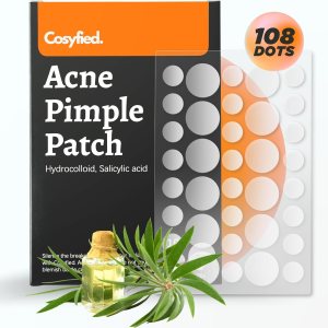 Cosyfied Acne Pimple Patch- Invisible Spot Cover for Face- Hydrocolloid Acne Pimple Patch for Covering Zits, Blemishes-Korean Skincare Tea Tree & Essential oils Spot Treatment-Acne Patches (108 dots)