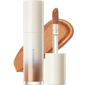 3D Liquid Highlighter Makeup, Shimmer, Glowing Contour Stick Makeup, Smooth & Lightweigh Face Illuminator Makeup, Moisturizing, Blendable Cream Highlighter Dewy Makeup, 03 Bronze Cold