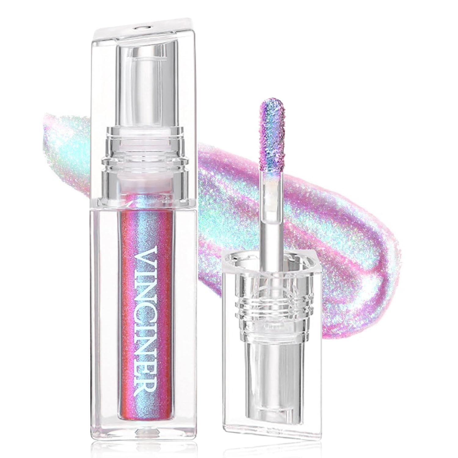 Glitter Chameleon Liquid Lipsticks, Diamond Shimmer Glow Metallic Lip Gloss, Long Lasting Waterproof Shiny Glimmer Sparkly Lipstick for Women Girls Face Eye Glow Christmas Party Makeup Gift 6# Glitter Chameleon Liquid Lipsticks, Diamond Shimmer Glow Metallic Lip Gloss, Long Lasting Waterproof Shiny Glimmer Sparkly Lipstick for Women Girls Face Eye Glow Christmas Party Makeup Gift 6#
