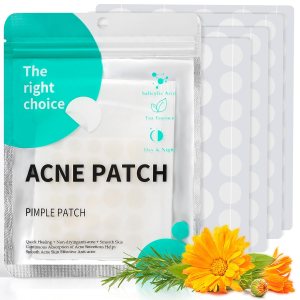 Pimple Patches for Face, Acne Patches/Hydrocolloid Patches for Covering Zits and Blemishes/Acne Treatment for Face,Spot Treatment,Absorb Fluid and Reduce Inflammation (180 Count) (blue)