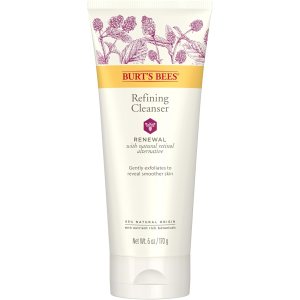 Burt’s Bees Renewal Refining Cleanser with Bakuchiol Natural Retinol Alternative, 6 Oz (Package May Vary)