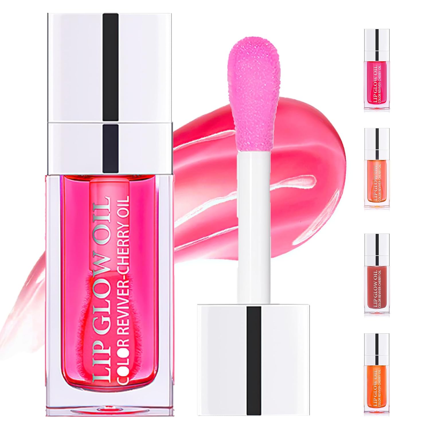 Hydrating Lip Glow Oil, Plumping Lip Gloss, No-Sticky Transparent Moisturizing Lip Balm, Natural Lip Plumper Gloss Make Lips Fuller and Moisturizing – Raspberry Hydrating Lip Glow Oil, Plumping Lip Gloss, No-Sticky Transparent Moisturizing Lip Balm, Natural Lip Plumper Gloss Make Lips Fuller and Moisturizing – Raspberry