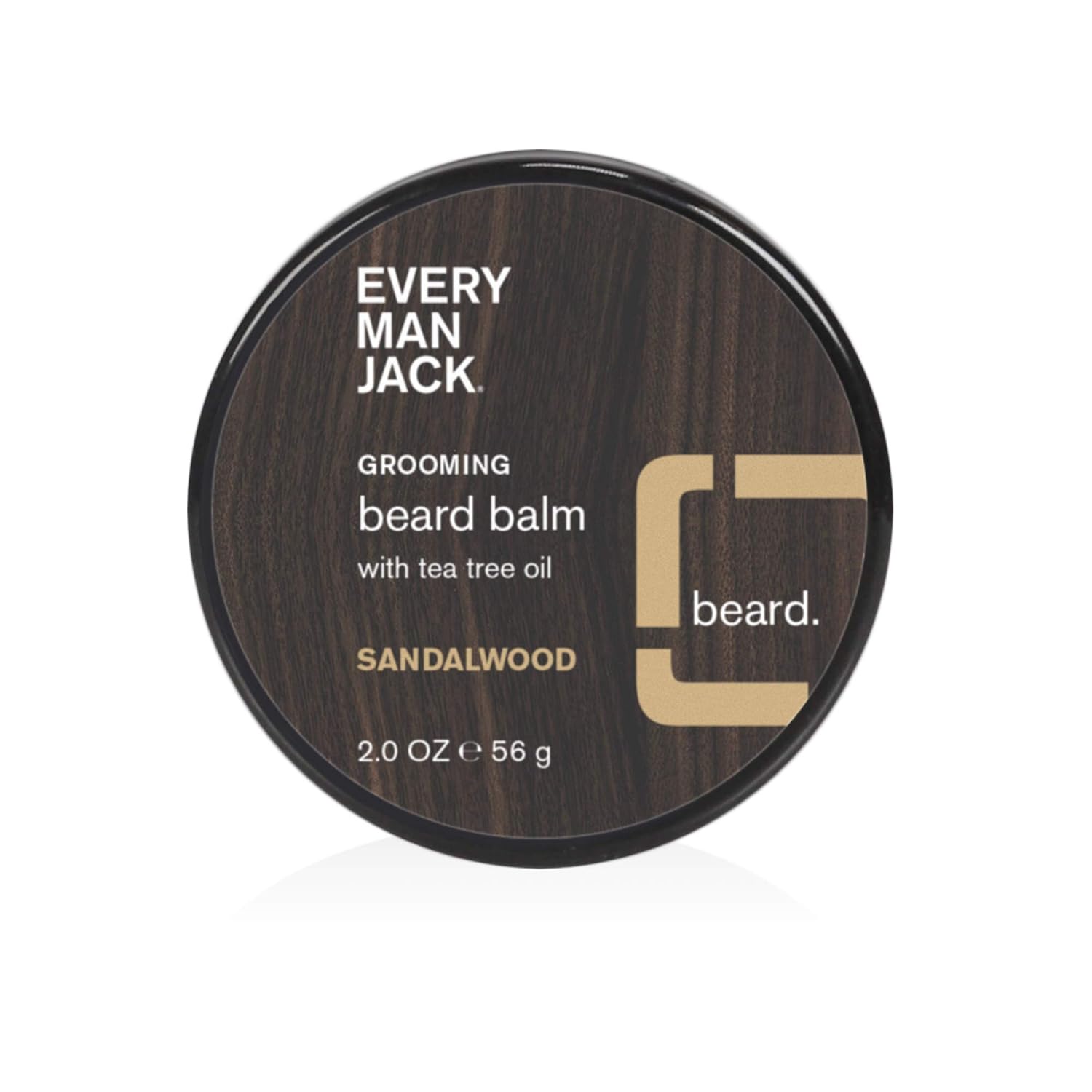 Every Man Jack Beard Balm – Subtle Sandalwood Fragrance – Moisturizes, Protects, and Strengthens Your Beard – Naturally Derived with Tea Tree Oil, Shea Butter, and Jojoba – 2.0 – Fluid Ounces Every Man Jack Beard Balm – Subtle Sandalwood Fragrance – Moisturizes, Protects, and Strengthens Your Beard – Naturally Derived with Tea Tree Oil, Shea Butter, and Jojoba – 2.0 – Fluid Ounces