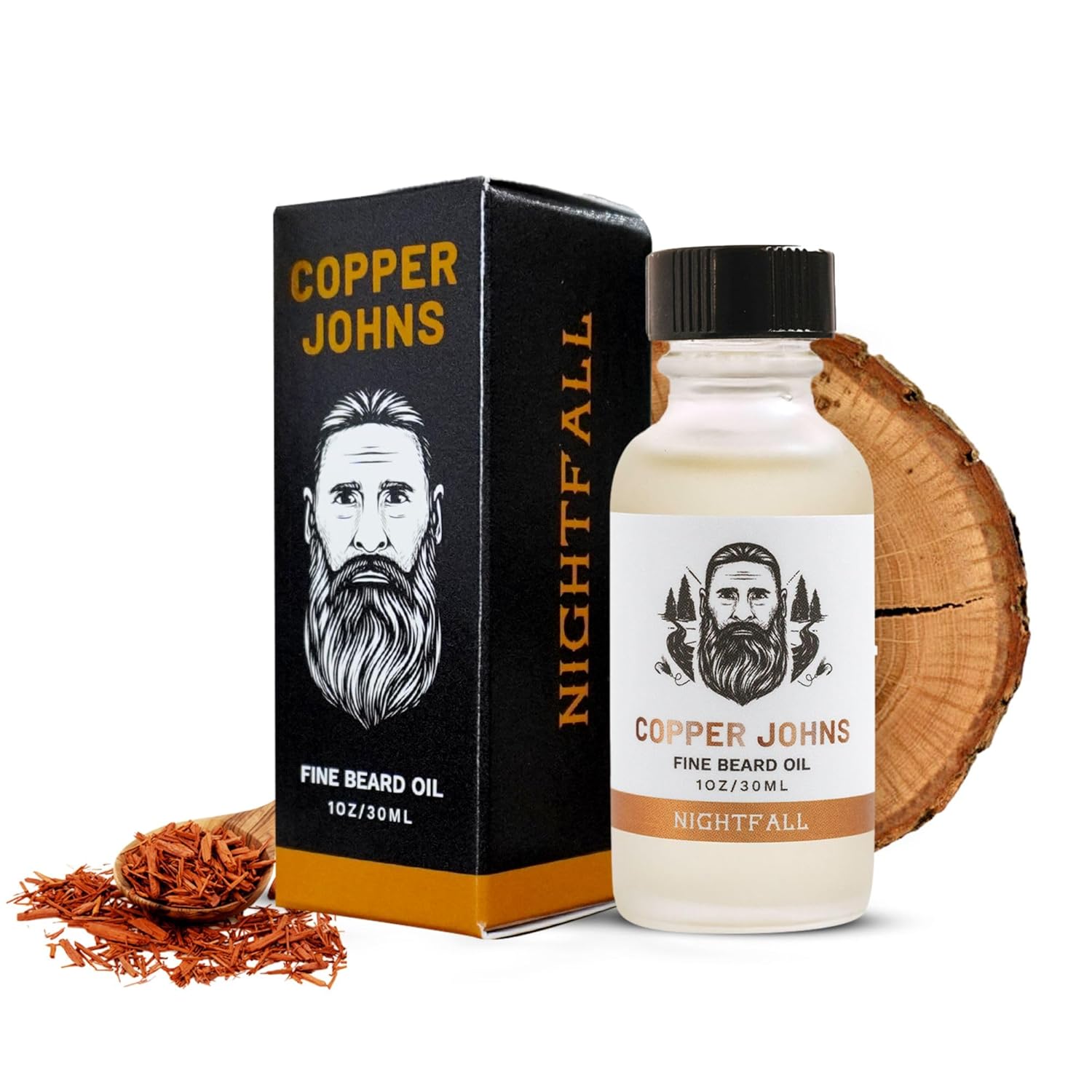 Beard Oil for Men with Castor Oil, Jojoba Oil, & Sea Minerals, Increases Softness & Control for Fuller-Looking Beard, Nightfall-Cologne Scent, 1 oz Beard Oil for Men with Castor Oil, Jojoba Oil, & Sea Minerals, Increases Softness & Control for Fuller-Looking Beard, Nightfall-Cologne Scent, 1 oz