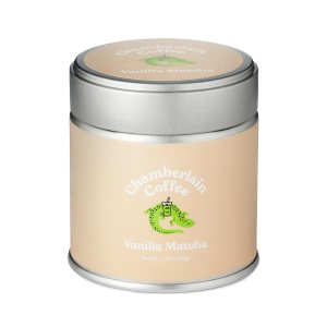 Chamberlain Coffee Vanilla Matcha Green Tea Powder – Madagascar Vanilla + Ceremonial Grade Matcha – Hot or Iced – Organic, Vegan & Gluten-Free Matcha Powder – 1.06 oz