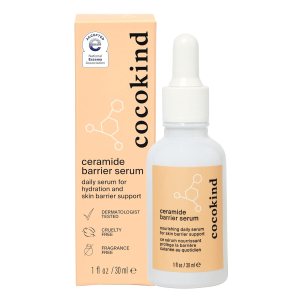 Cocokind Ceramide Barrier Serum, Hydrating Serum to Reduce Dryness, All Skin Types including Sensitive Skin, Fragrance Free, Cruelty Free, 1 fl oz