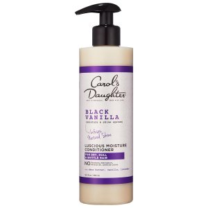 Carol’s Daughter Black Vanilla Moisture Sulfate Free Conditioner for Curly, Wavy or Natural Hair, Moisturizing Hair Care for Dry, Damaged Hair, 12 Fl Oz