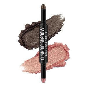2 Colors Cream Eyeshadow Stick,Brightener Eyeshadow Pencil Crayon,High Pigmented Eye Shadow Pen,Waterproof Long Lasting Eye Highlighter Stick