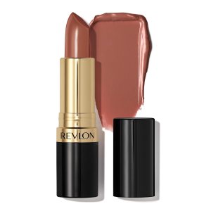 REVLON Lipstick, Super Lustrous Lipstick, Creamy Formula For Soft, Fuller-Looking Lips, Moisturized Feel in Nudes & Browns, Whiskey Business (803) 0.15 oz