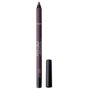 L’Oreal Paris Makeup Infallible Pro-Last Pencil Eyeliner, Waterproof and Smudge-Resistant, Glides on Easily to Create any Look, Aubergine, 0.042 oz.