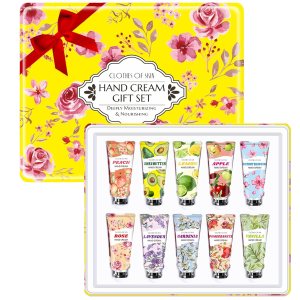 10 Pack Hand Cream Gifts,Mothers Day Gifts Birthday Gifts for Women,Gifts Sets for Bridesmaid,Nurses,Coworkers,Teacher Appreciation Gifts Hand Cream Natural Plant Fragrance Moisturizing Lotion