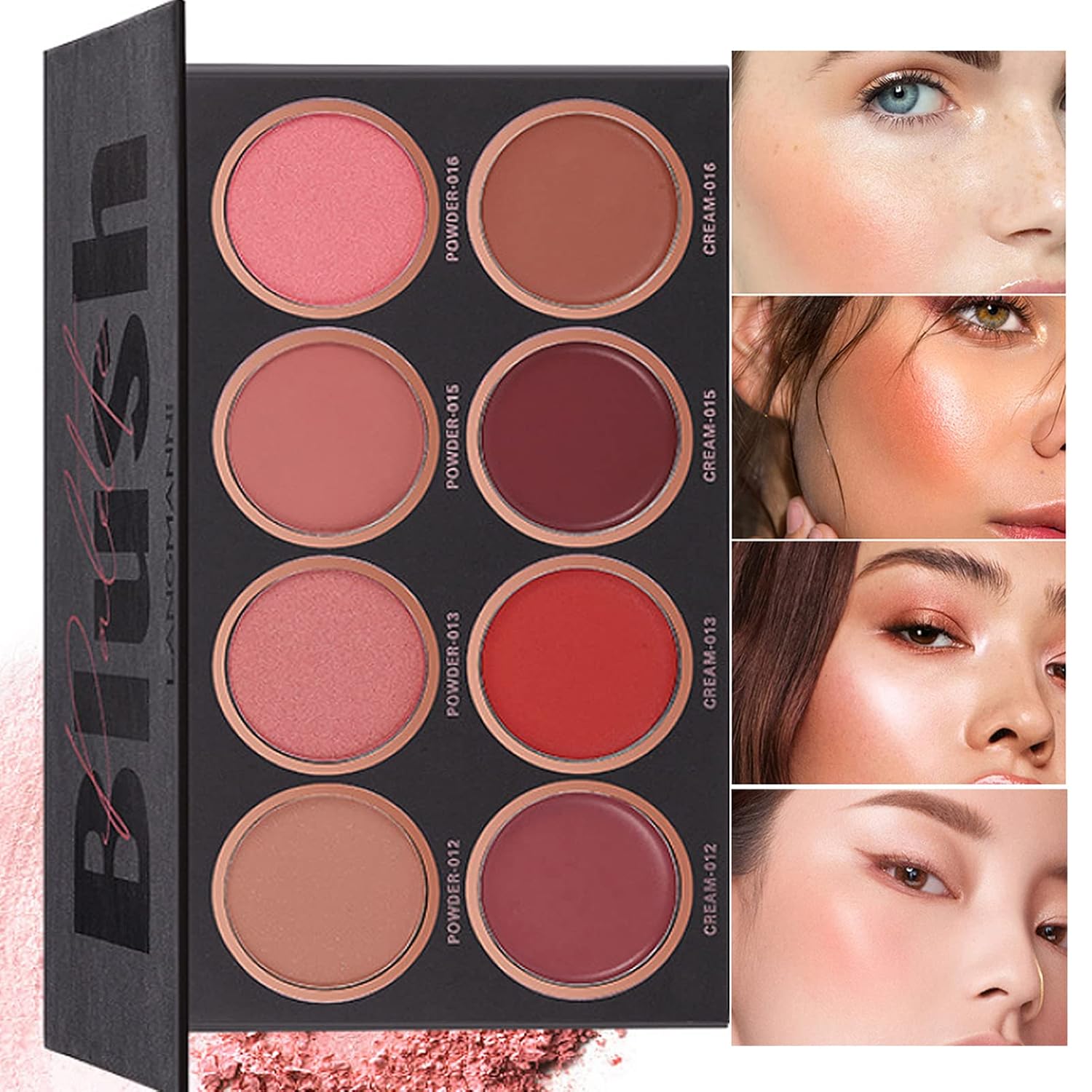 8 Colors Blush Palette, Matte Light Luxury Blush Powder Bright Shimmer Face Blush, Contour and Highlight Blush Palette, Professional Facial Beauty Cosmetic Makeup Blush 8 Colors Blush Palette, Matte Light Luxury Blush Powder Bright Shimmer Face Blush, Contour and Highlight Blush Palette, Professional Facial Beauty Cosmetic Makeup Blush