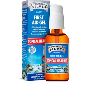 Sovereign Silver First Aid Gel – Topical Healing Homeopathic Medicine, 2 oz.