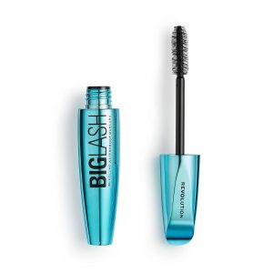 Revolution, Big Lash Volume Wafterproof Mascara, Volumizing & Weightless Formula, Jet Black, 0.28 Oz.
