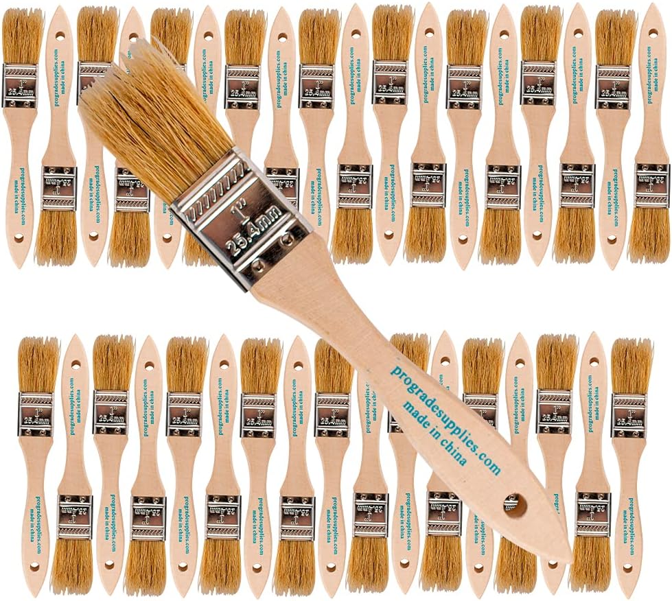 Vermeer Chip Paint Brushes – 36-Pack – 1″ Chip Brushes for Paints, Stains, Varnishes, Glues, & Gesso – Home Improvement – Interior & Exterior Use Vermeer Chip Paint Brushes – 36-Pack – 1″ Chip Brushes for Paints, Stains, Varnishes, Glues, & Gesso – Home Improvement – Interior & Exterior Use