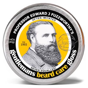 Professor Fuzzworthy’s Beard Balm Gloss Leave In Conditioner All Natural Organic Beard Care with Leatherwood Honey & Essential Plant Oils | Handmade in Tasmania Australia- 40g