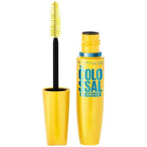 Maybelline Volum’ Express Colossal Waterproof Mascara Makeup, Volumizing, Glam Black, 1 Count
