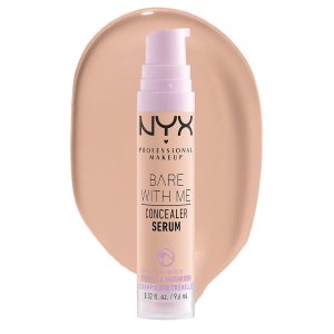 NYX PROFESSIONAL MAKEUP Bare With Me Concealer Serum, Up To 24Hr Hydration – Light