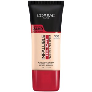 L’Oreal Paris Cosmetics Makeup Infallible Pro-Matte Liquid Longwear Foundation, True Alabaster, 1 fl oz.