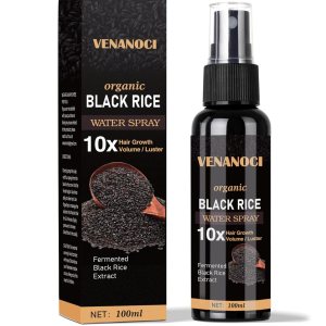 Venanoci Hair Growth Serum, Rice Water Spray for Women & Men Treatment For Hair Loss, Damaged Dry Hair, Hair Regrowth for Thicker Longer Fuller Hair with Castor oil Ginger